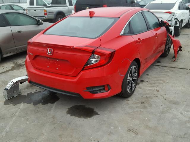 2HGFC1F79HH644410 - 2017 HONDA CIVIC EXL RED photo 4