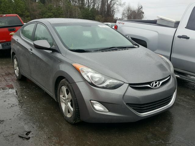 5NPDH4AE1CH127682 - 2012 HYUNDAI ELANTRA GL CHARCOAL photo 1