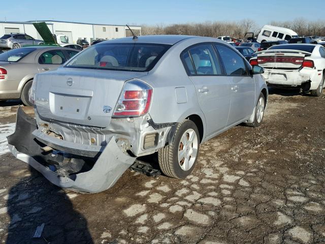 3N1AB61E88L668528 - 2008 NISSAN SENTRA 2.0 SILVER photo 4