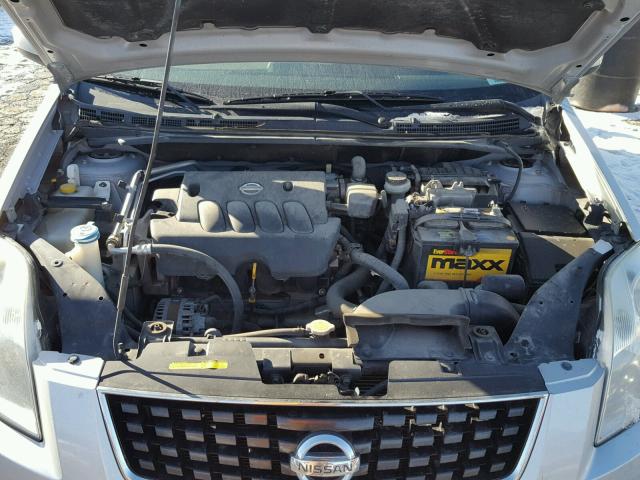 3N1AB61E88L668528 - 2008 NISSAN SENTRA 2.0 SILVER photo 7