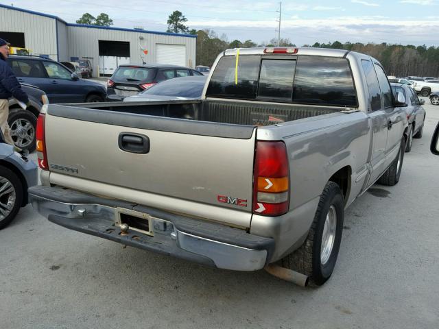 2GTEC19V3X1558957 - 1999 GMC NEW SIERRA BEIGE photo 4