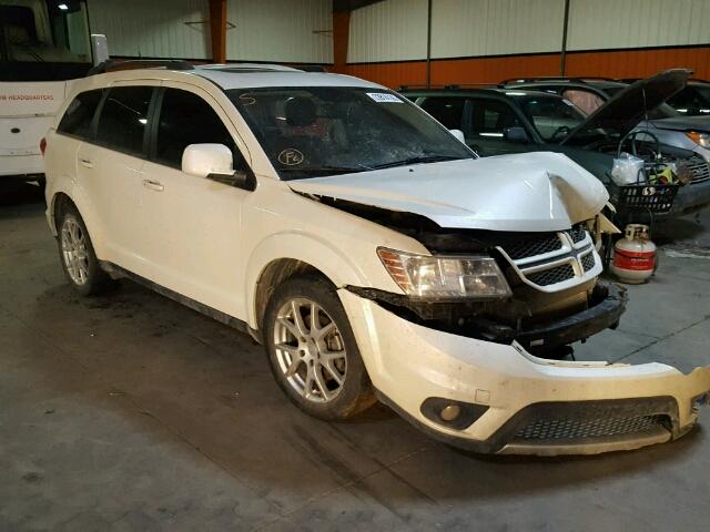 3C4PDDEG3DT590140 - 2013 DODGE JOURNEY R/ WHITE photo 1