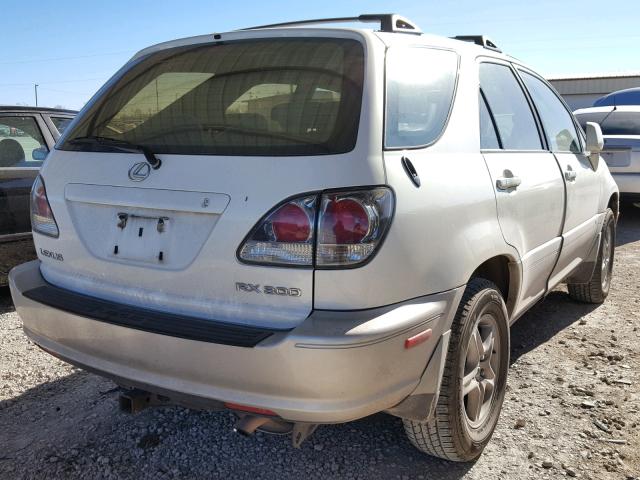 JTJGF10U720137359 - 2002 LEXUS RX 300 WHITE photo 4