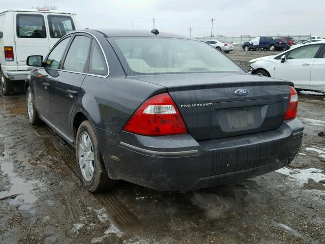 1FAFP24117G114410 - 2007 FORD FIVE HUNDR GRAY photo 3