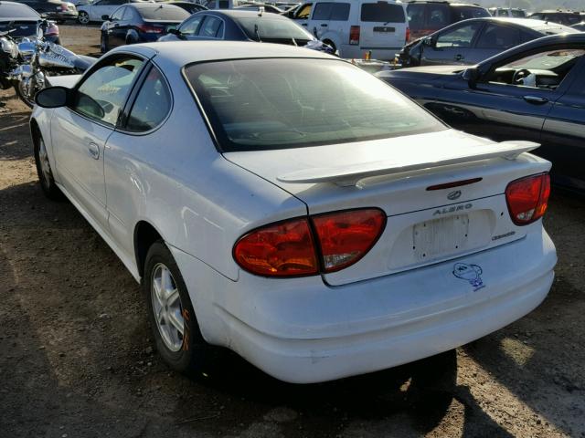 1G3NL12F54C176115 - 2004 OLDSMOBILE ALERO GL WHITE photo 3