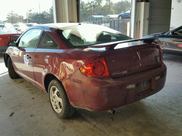 1G2AL15F177276661 - 2007 PONTIAC G5 RED photo 3