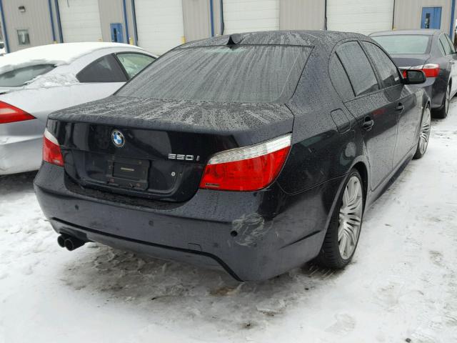 WBANW53588CT48807 - 2008 BMW 550 I BLACK photo 4