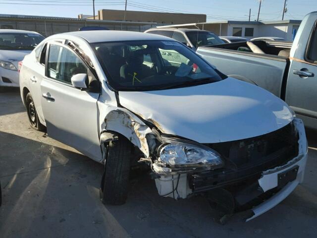 3N1AB7APXEY249294 - 2014 NISSAN SENTRA S WHITE photo 1