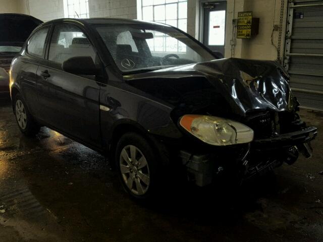 KMHCM36C18U074824 - 2008 HYUNDAI ACCENT GS BLACK photo 1