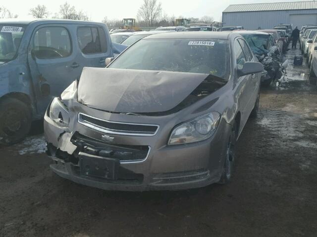 1G1ZC5E18BF117430 - 2011 CHEVROLET MALIBU 1LT BROWN photo 2