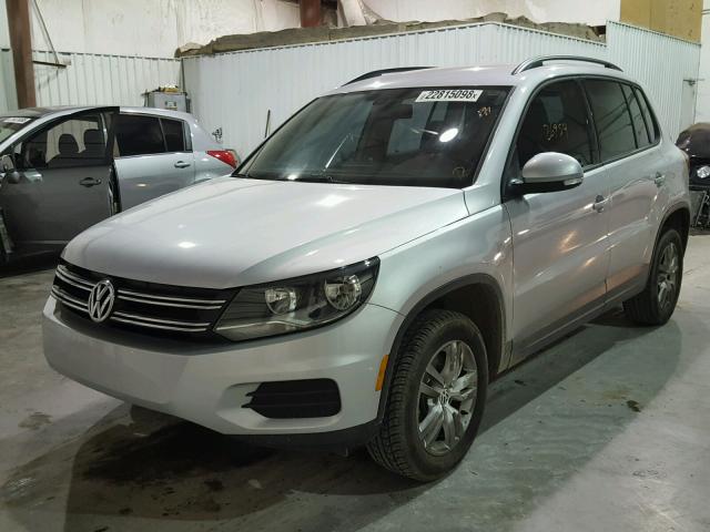 WVGAV7AX3GW591227 - 2016 VOLKSWAGEN TIGUAN S SILVER photo 2