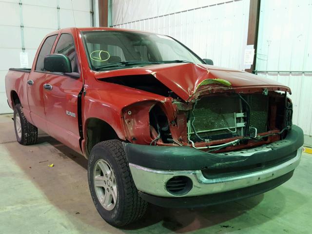 1D7HU18N28S545426 - 2008 DODGE RAM 1500 S RED photo 1