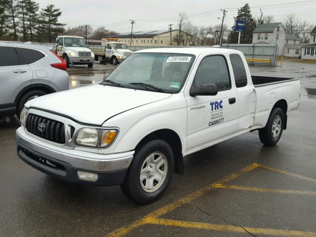 5TEVL52NX2Z115470 - 2002 TOYOTA TACOMA XTR WHITE photo 2