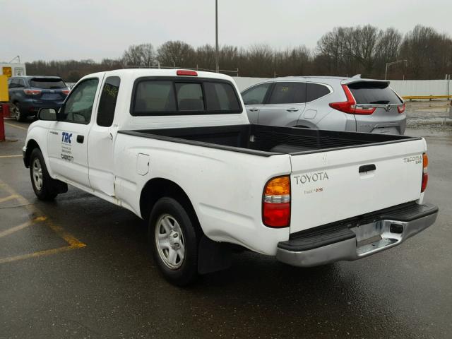 5TEVL52NX2Z115470 - 2002 TOYOTA TACOMA XTR WHITE photo 3