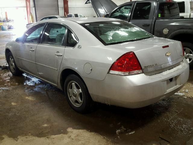 2G1WT55K379207712 - 2007 CHEVROLET IMPALA LT GRAY photo 3