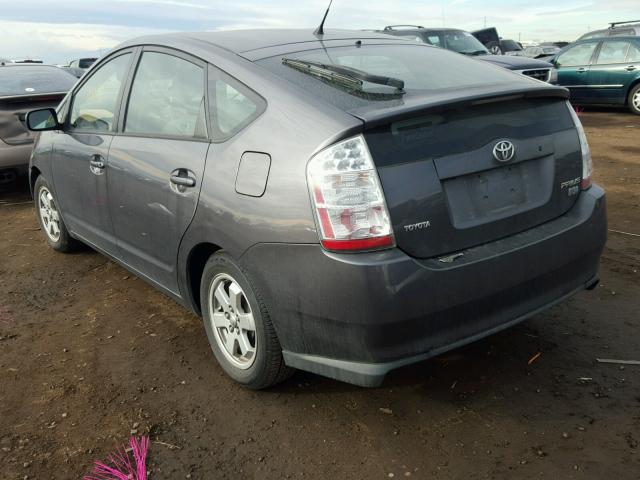 JTDKB20U263189694 - 2006 TOYOTA PRIUS CHARCOAL photo 3