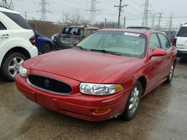 1G4HR54K34U208112 - 2004 BUICK LESABRE LI RED photo 2