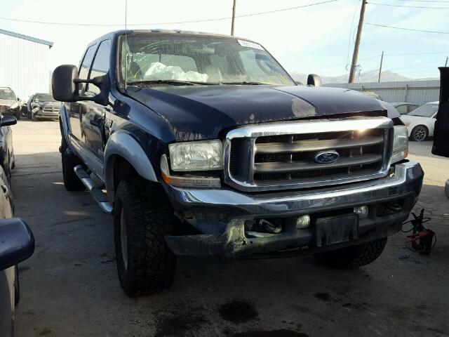 1FTSW31P33EB46775 - 2003 FORD F350 SRW S BLUE photo 1