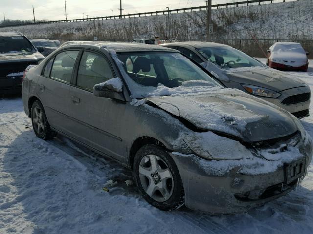 2HGES26845H512146 - 2005 HONDA CIVIC EX GRAY photo 1