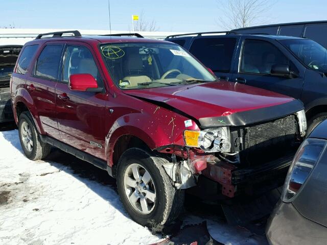 1FMCU94128KA47843 - 2008 FORD ESCAPE LIM RED photo 1