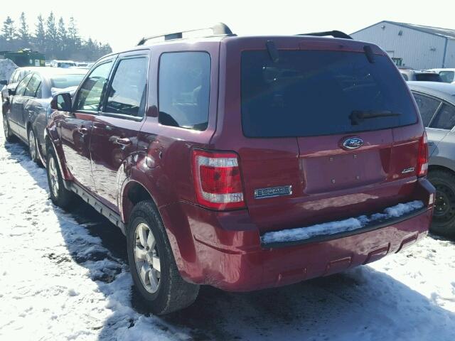 1FMCU94128KA47843 - 2008 FORD ESCAPE LIM RED photo 3