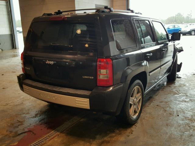 1J8FF48W88D514426 - 2008 JEEP PATRIOT LI BLACK photo 4