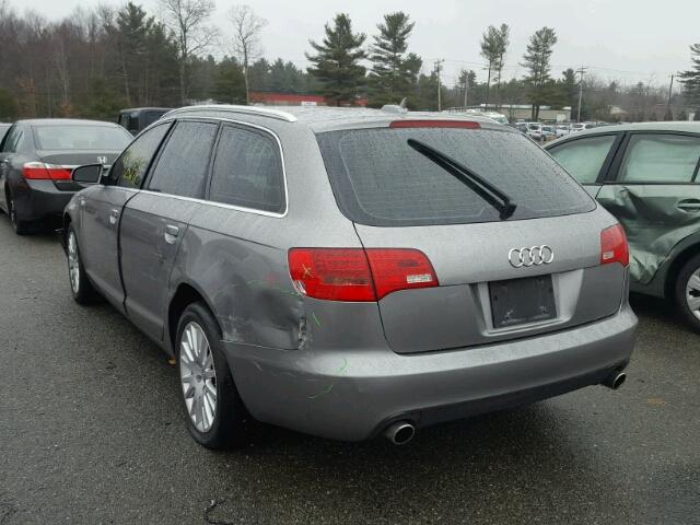 WAUKH74F66N084181 - 2006 AUDI A6 AVANT Q GRAY photo 3