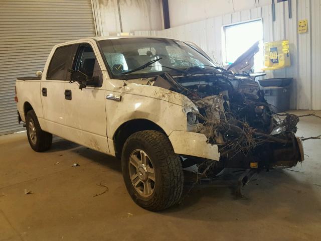 1FTRW12W35KD32393 - 2005 FORD F150 SUPER WHITE photo 1