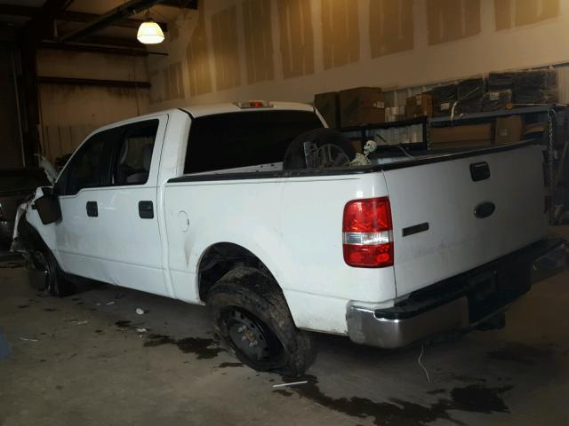 1FTRW12W35KD32393 - 2005 FORD F150 SUPER WHITE photo 3