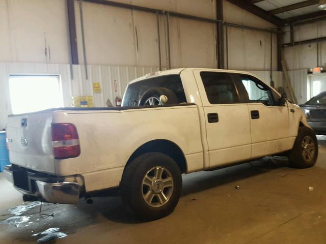 1FTRW12W35KD32393 - 2005 FORD F150 SUPER WHITE photo 4