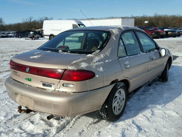 1MELM13P9VW640016 - 1997 MERCURY TRACER LS GOLD photo 4