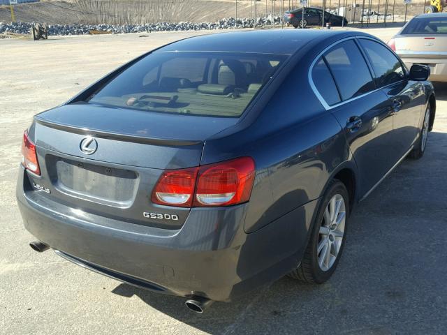 JTHCH96S960015929 - 2006 LEXUS GS GENERAT GRAY photo 4