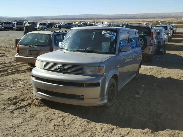 JTLKT324X54001548 - 2005 TOYOTA SCION XB SILVER photo 2