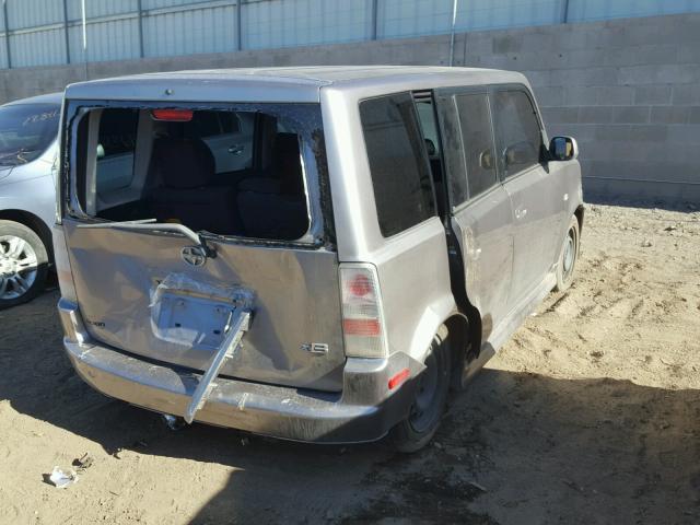 JTLKT324X54001548 - 2005 TOYOTA SCION XB 银色 照片 4