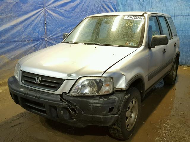 JHLRD18421C012615 - 2001 HONDA CR-V LX SILVER photo 2