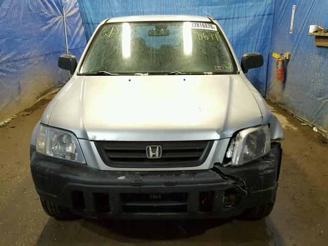 JHLRD18421C012615 - 2001 HONDA CR-V LX SILVER photo 9