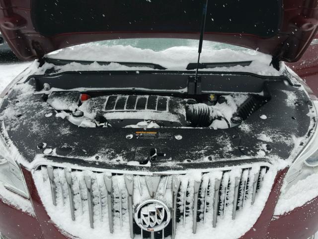 5GAKRBKD0HJ141863 - 2017 BUICK ENCLAVE MAROON photo 7