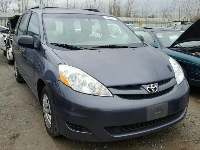 5TDZK23C89S236487 - 2009 TOYOTA SIENNA CE GRAY photo 1