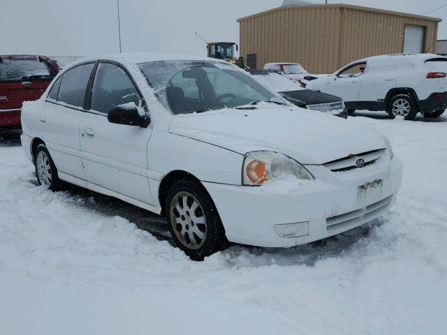 KNADC125846337300 - 2004 KIA RIO WHITE photo 1