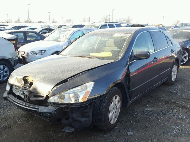 1HGCM56354A027020 - 2004 HONDA ACCORD LX GRAY photo 2