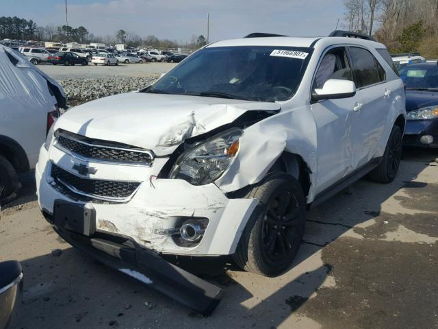 2GNALPEC2B1249258 - 2011 CHEVROLET EQUINOX LT WHITE photo 2