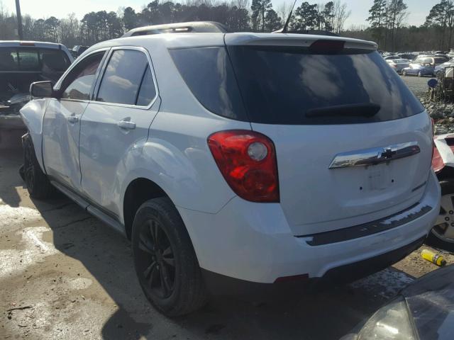 2GNALPEC2B1249258 - 2011 CHEVROLET EQUINOX LT WHITE photo 3