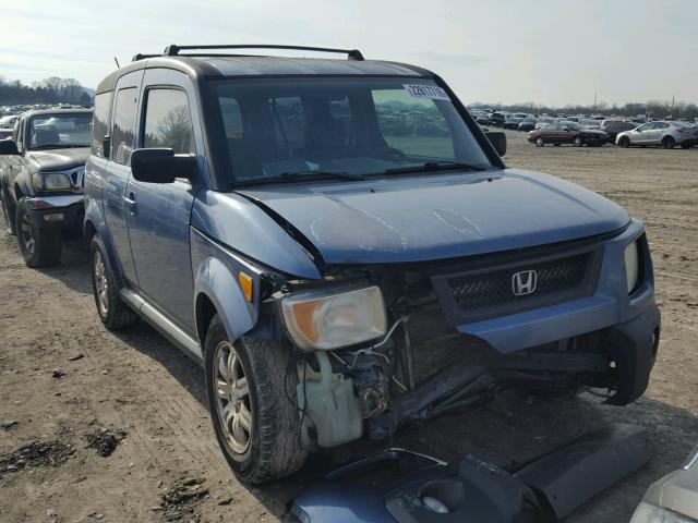 5J6YH28756L000375 - 2006 HONDA ELEMENT EX BLUE photo 1