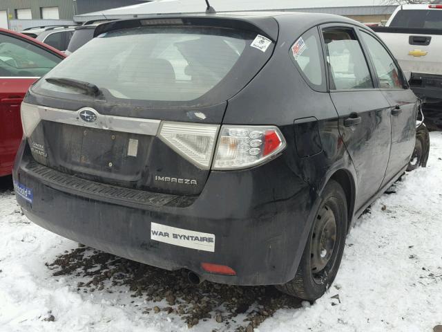 JF1GH61658H816122 - 2008 SUBARU IMPREZA 2. BLACK photo 4