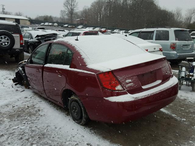 1G8AJ55F06Z193504 - 2006 SATURN ION LEVEL MAROON photo 3