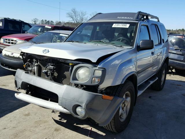 5N1ED28T13C646327 - 2003 NISSAN XTERRA XE SILVER photo 2