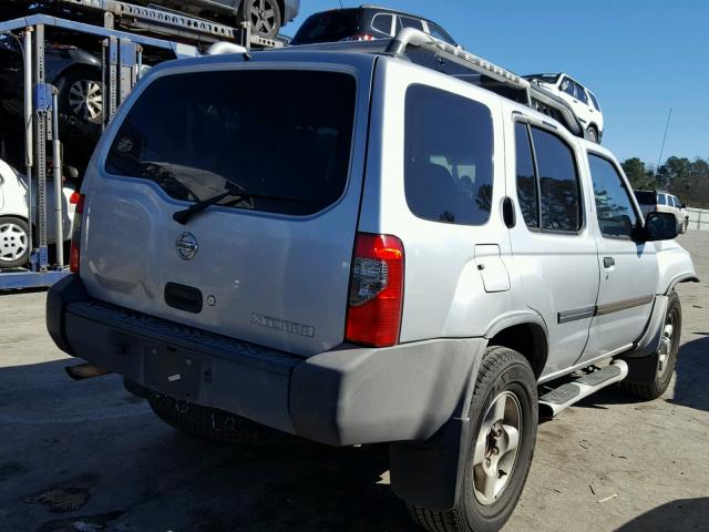 5N1ED28T13C646327 - 2003 NISSAN XTERRA XE SILVER photo 4