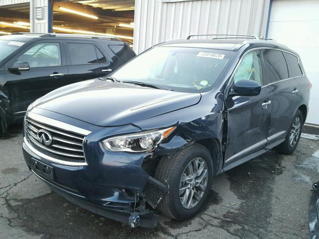 5N1AL0MM0FC551895 - 2015 INFINITI QX60 BLUE photo 2