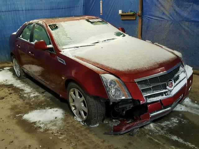 1G6DT57V980208836 - 2008 CADILLAC CTS HI FEA RED photo 1