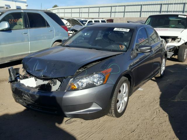 1HGCP26839A037506 - 2009 HONDA ACCORD EXL GRAY photo 2